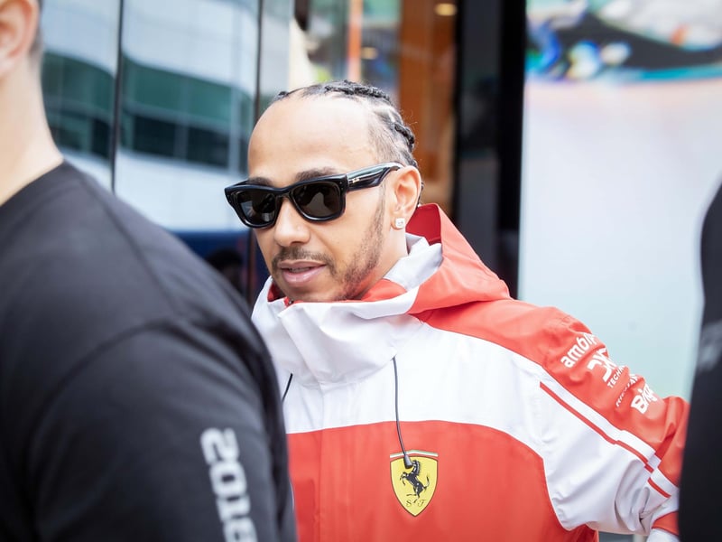 Lewis Hamilton, who finished third for Ferrari at the British Grand Prix.