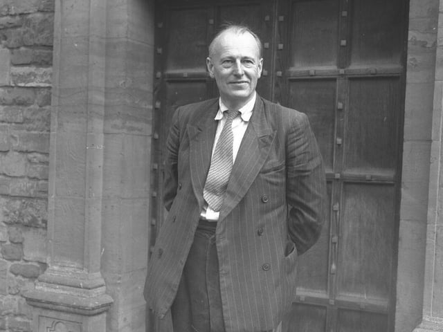 Looking Back old glass negs July 2, 1962 Captain Wills, perhaps at Thornby