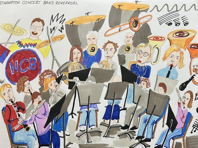 Northampton Concert Band Rehearsal