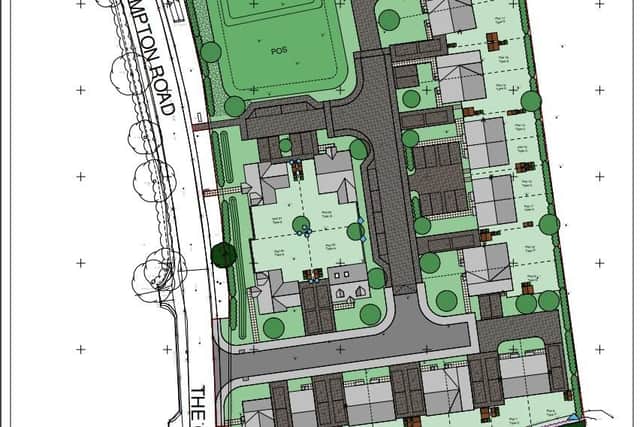 Here's a proposed site layout