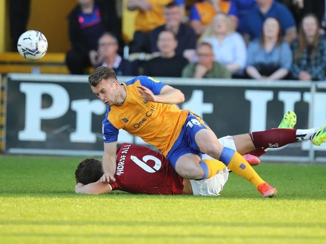 Cobblers' defence held firm for the most part. It was cut open for the second goal but the first was offside and Mansfield were limited to just four other shots throughout the game, only one of which came in the second-half... 7