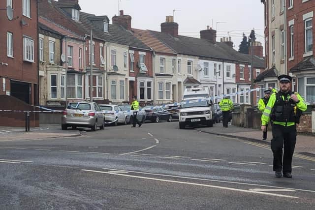 Police officers have cordoned off roads near the scene in Newcomen Road/National World