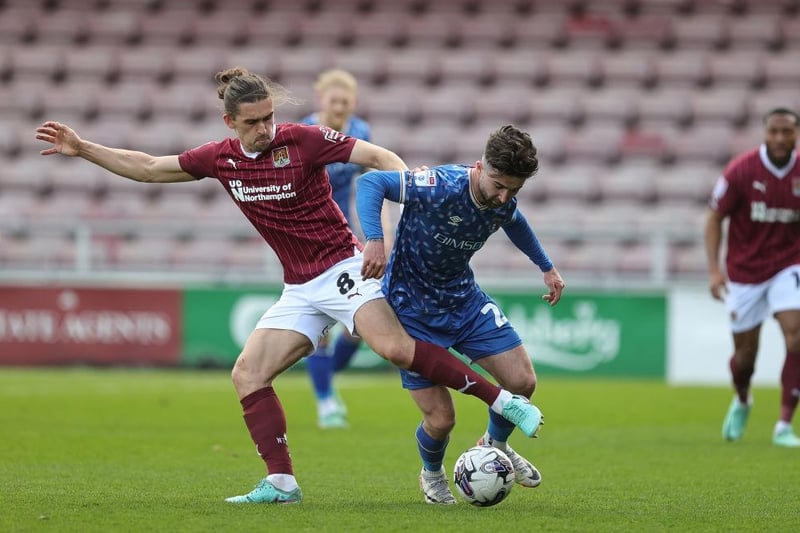 Gritty and determined were the words used by Brady afterwards and the midfielder's performance contained both qualities as Cobblers largely controlled things, both in and out of possession... 7