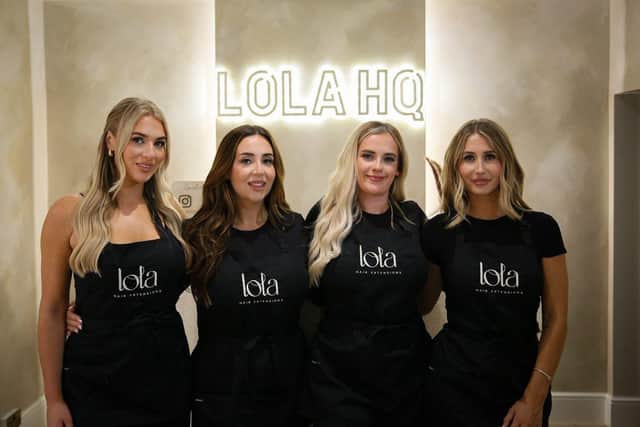 Lola Hair Extensions opened its salon and academy on Wellingborough Road in July 2023, after founder Georgia Baugh launched the business back in 2011, and it has since seen worldwide growth. Photo: A Creative Haus.