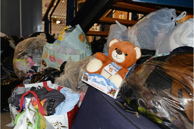 Clothes, toys and toiletries will all be sent to help those fleeing the war.