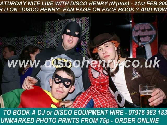 Nostalgic pictures from a night out at Reflex Bar in February 2009