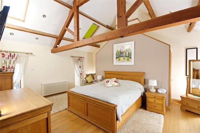 Traditional features such as beams and oak flooring can be seen throughout this £2.5 million property.