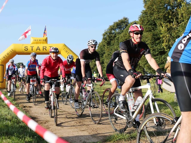 2014 - Cycle for Cynthia event at Lamport Hall to raise money for Cynthia Spencer Hospice.