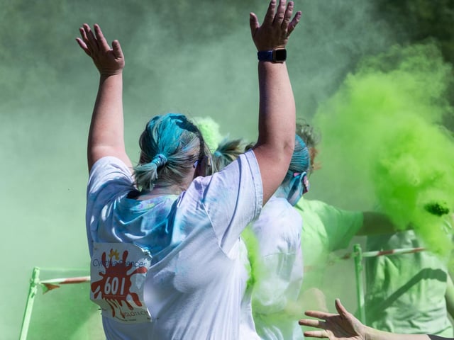 The Cynthia Spencer Northampton Colour Run 2022 took place at Overstone Park on Saturday, June 11.