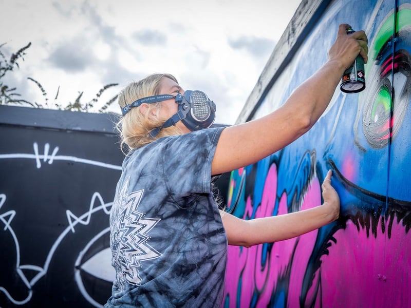 Wall Games transformed Northampton town centre into a creative open-air gallery