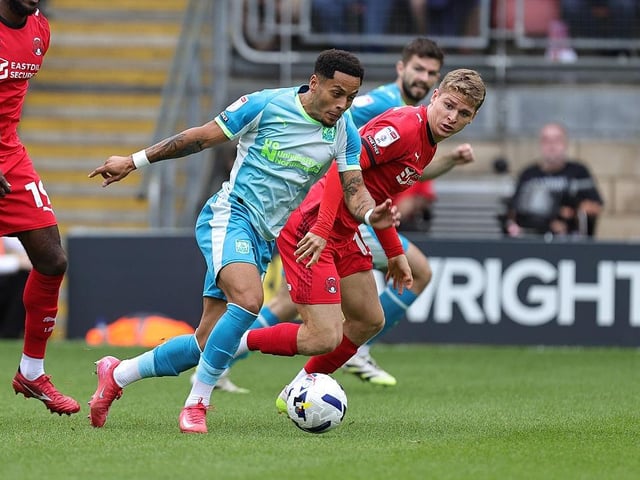 Town were sitting in and waiting for counter-attacking opportunities by the time he came on and his pace got them up the field a few times, including for one half chance that he blazed over... 6.5