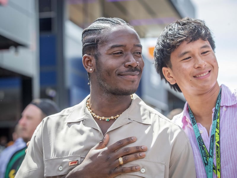Damson Idris, the actor who starred in the recent F1 film.