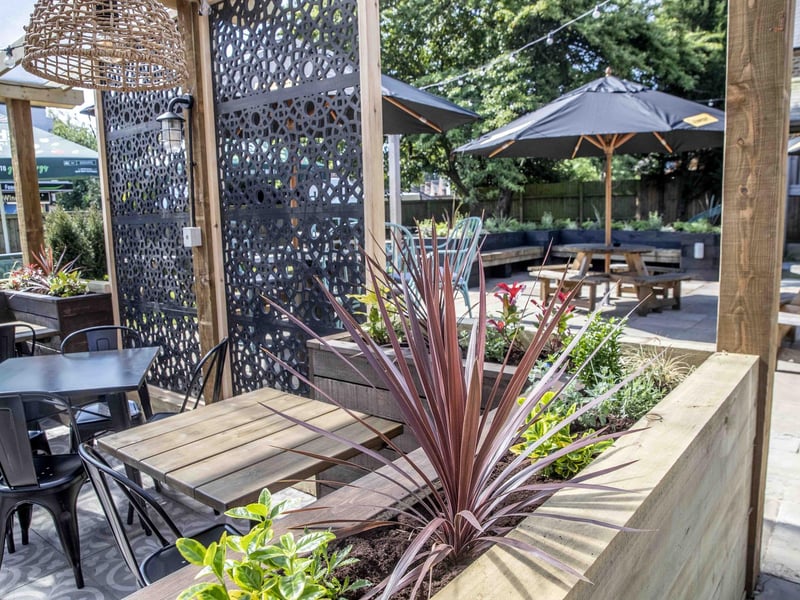 The Harlestone Road pub's garden has had a stylish makeover