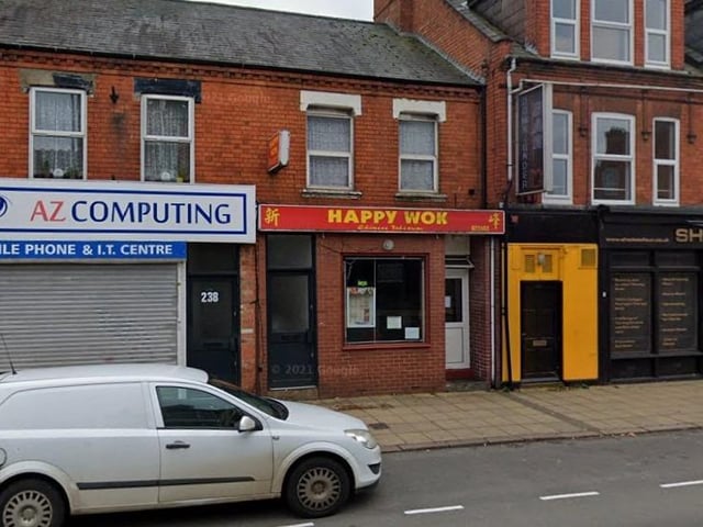 Happy Wok at 236 Wellingborough Road. Last inspected: 5 October 2022