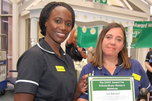DAISY Award winners were presented with awards by Director of Nursing Nerea Odongo