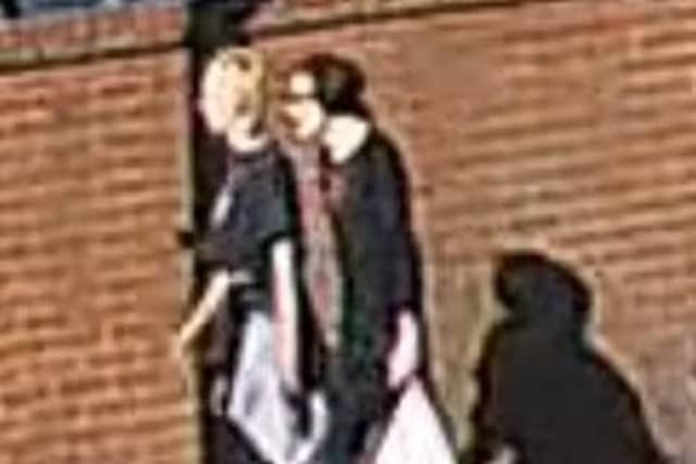Police are appealing for these two potential witnesses to come forward.