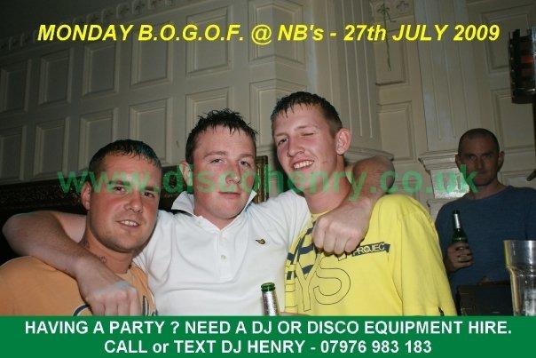 A BOGOF night out at Rev's and NB's in Bridge Street back in July 2009