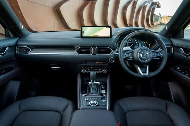 The CX-5 inerior keeps things simple and classy