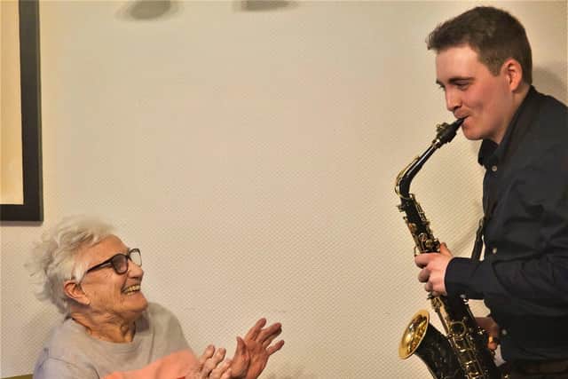 Amazing sound of the saxophone