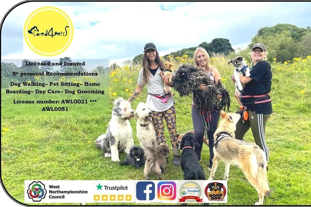 Cared4Pets was another popular choice with our readers. Based in Northampton, they provide dog grooming, homeboarding, walking and doggy day care services. One reader said: "Amazing owner who cares about animals. Wouldn’t trust anyone else with my dog." Contact Cared4Pets on 07392 571375.