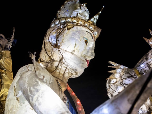 Celebrations for the festival of lights included a parade and entertainment in Northampton town centre on Saturday (November 4).