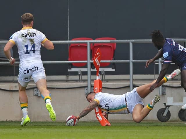 Tom Seabrook scored an eye-catching try in the Premiership Rugby Cup clash with Bristol last month (photo by Malcolm Couzens/Getty Images)