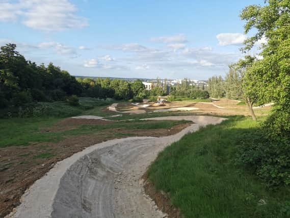 Sneak peek at new bike park on the former Hardingstone Nine golf course