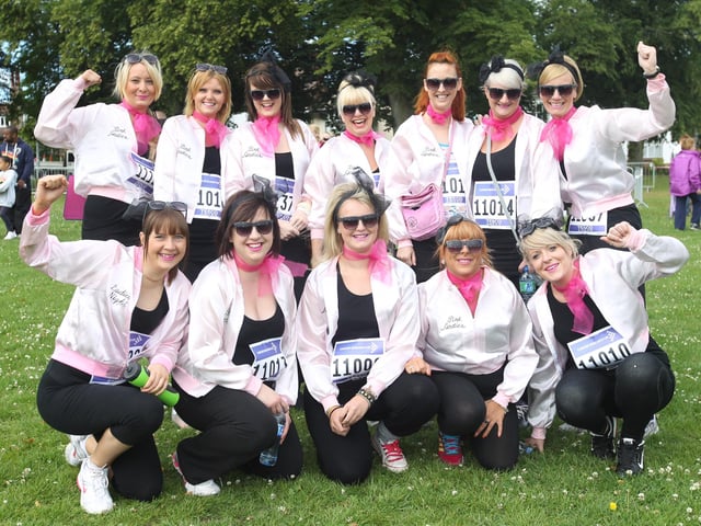 2011 - Over a thousand women take part in the 10k Race for Life at Abington Park in Northampton.