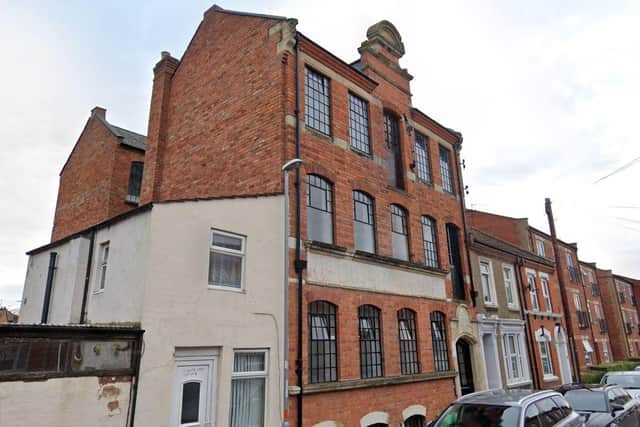 Firefighters tackled a blaze in the former boot and shoe factory in Gray Street, Northampton, at 4am on Tuesday