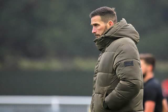 Brackley Town boss Roger Johnson. Picture by Peter Short