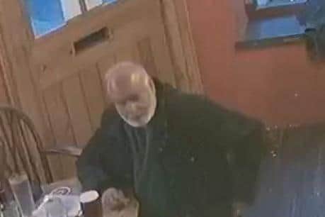 Police would like to speak to the man pictured.