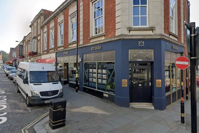 Strada Real Estate in St Giles Street has closed its doors for good