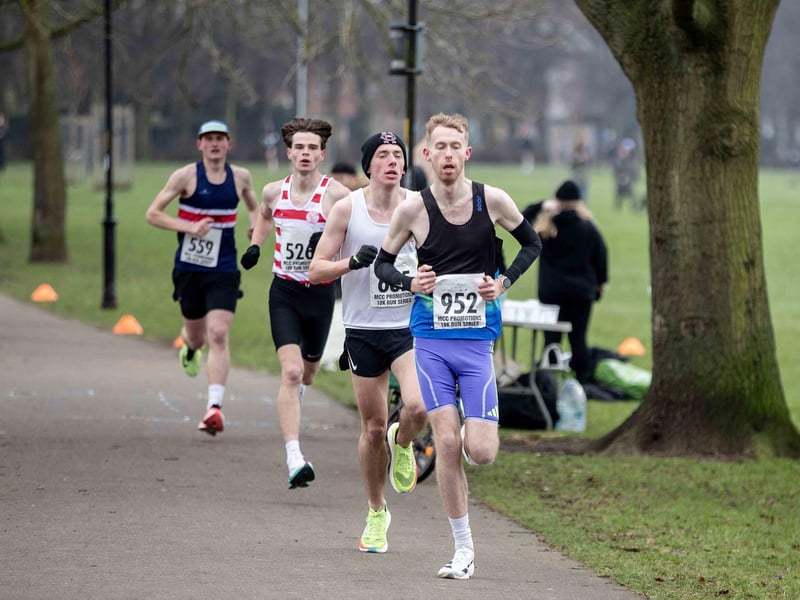 Runners braved the cold on Sunday January 12 to take on the charity race at The Racecourse.