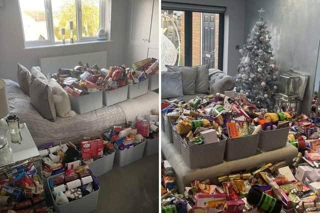 Paris Robinson, her husband and their two sons gave back to the elderly individuals of the Brixworth community for their seventh Christmas. The 230 recipients attended a coffee morning to receive their gift, which was packed to the brim with up to 80 kindly donated items. This included alcohol, toiletries and pyjamas, just to name a few.