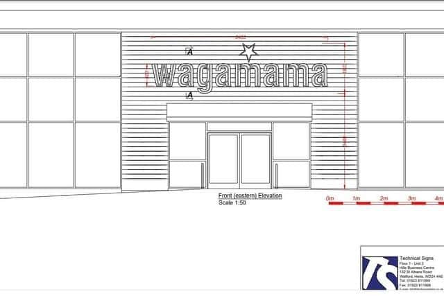 Here is a sketch Wagamama recently submitted to WNC, which have since been approved this month