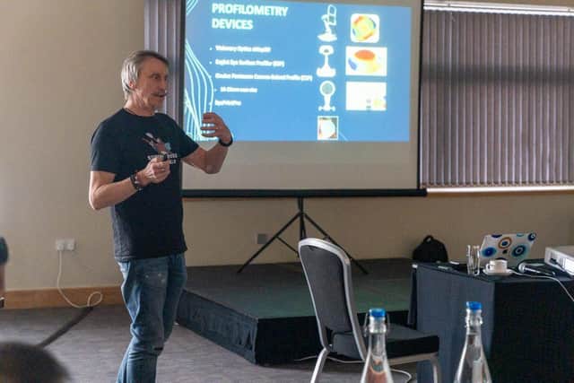 Brian Tompkins leading a session at Euroscole