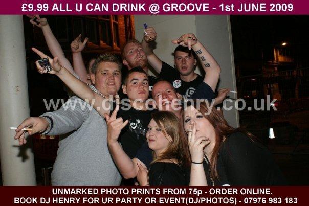 Nostalgic pictures from a night out on the town 15 years ago
