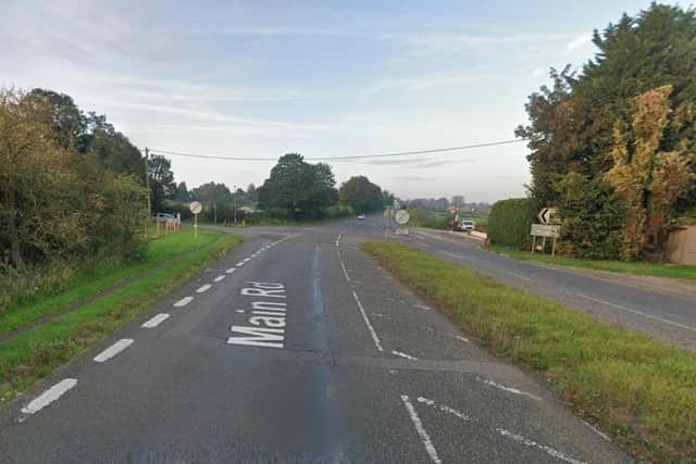 The incident happened on the A4500 near Earls Barton.