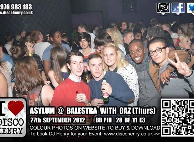 Nostalgic pictures from a 2012 night out at Balestra