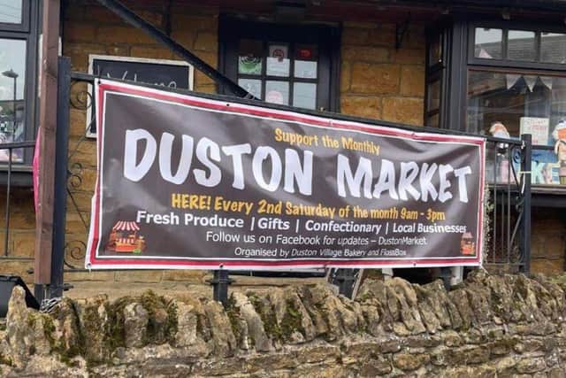 The first Duston Market is on May 13, from 9am until 3pm.