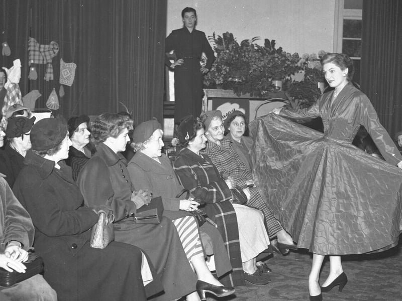 Fashion show in Northampton, date unknown