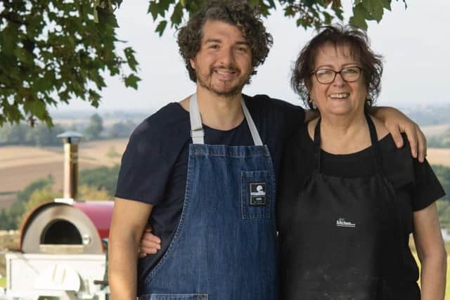 Oli Nesbitt and his mother Santina, who set up the business in April 2020 and have not looked back since.
