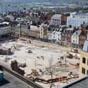 The Market Square refurbishment is set to be completed by late summer 2024, according to WNC