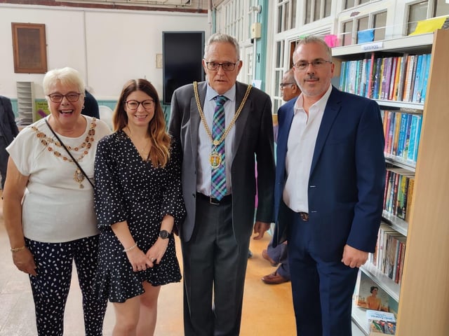 The library held an official opening event on Saturday (July 30).