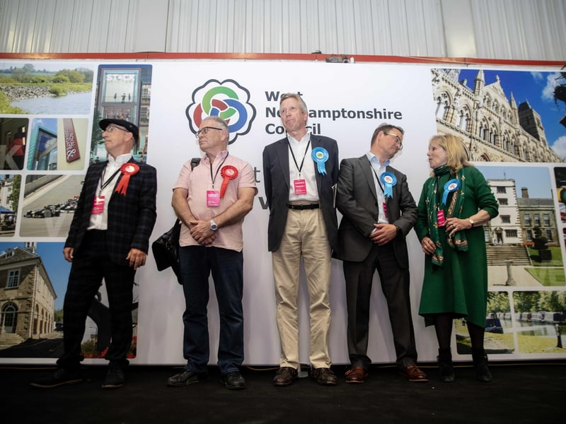West Northamptonshire Council election count