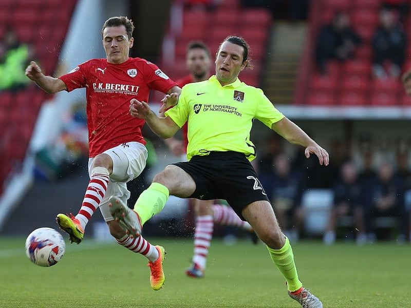 August 9th, 2016, EFL Cup - Barnsley 1 (Scowen) Northampton 2 (Davies OG, O'Toole)