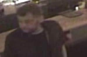 Police believe this man could help with the investigation after a theft at a Northampton pub. Photo: Northamptonshire Police.