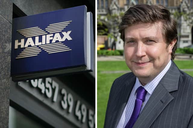 MP Andrew Lewer believes Halifax scored an own goal with its message to customers