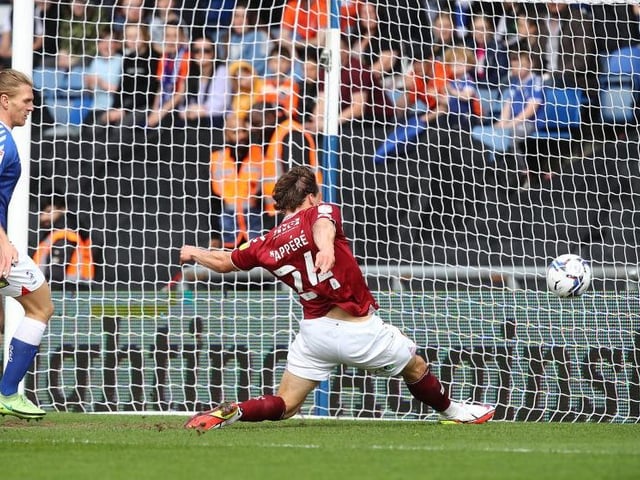 Unlucky to see his early effort ruled out for a very tight offside call, but he kept plugging away and got his reward with a first-time finish that gave Town breathing space. Outstanding for a 20-minute spell in the second-half when his hold-up play instigated a number of counter-attacks... 8 CHRON STAR MAN