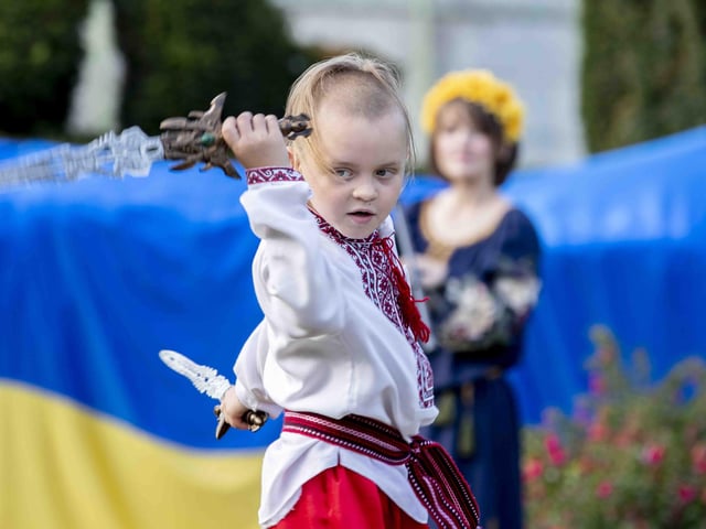 Delapré Abbey hosted the event on August 24, which saw people come together to celebrate the Ukrainian culture and pray for the country.